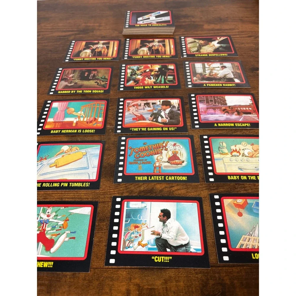 1987 Topps Who Framed Roger Rabbit Trading Cards Lot of 39 Vintage Disney Amblin